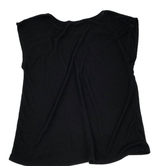 Double Zero Rib Knit Sleeveless Tee XL-1X - Picture 3 of 3